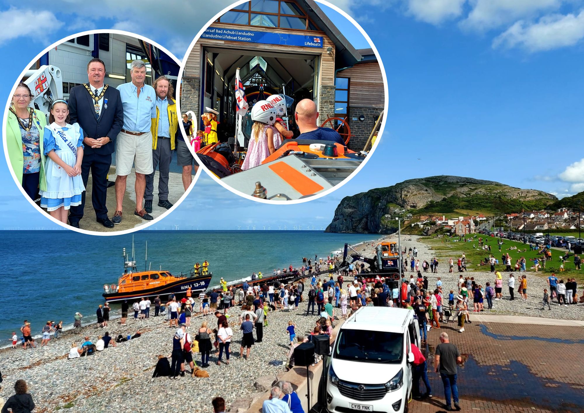 IN PICTURES: Sun shines for Llandudno RNLI Lifeboat Day 2023