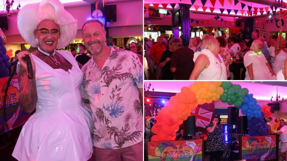 Celebrations at Rhyls first Pride event on June 17 (Image: Gary Pugh)