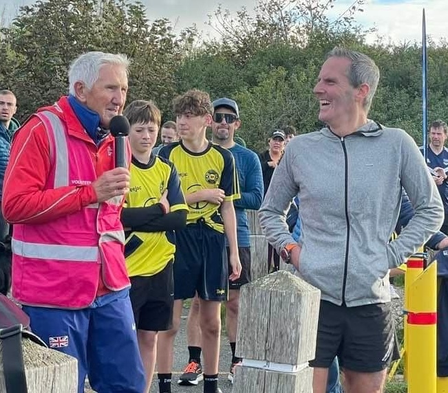 Mark Davies makes an emotional return to running at Conwy Parkrun.